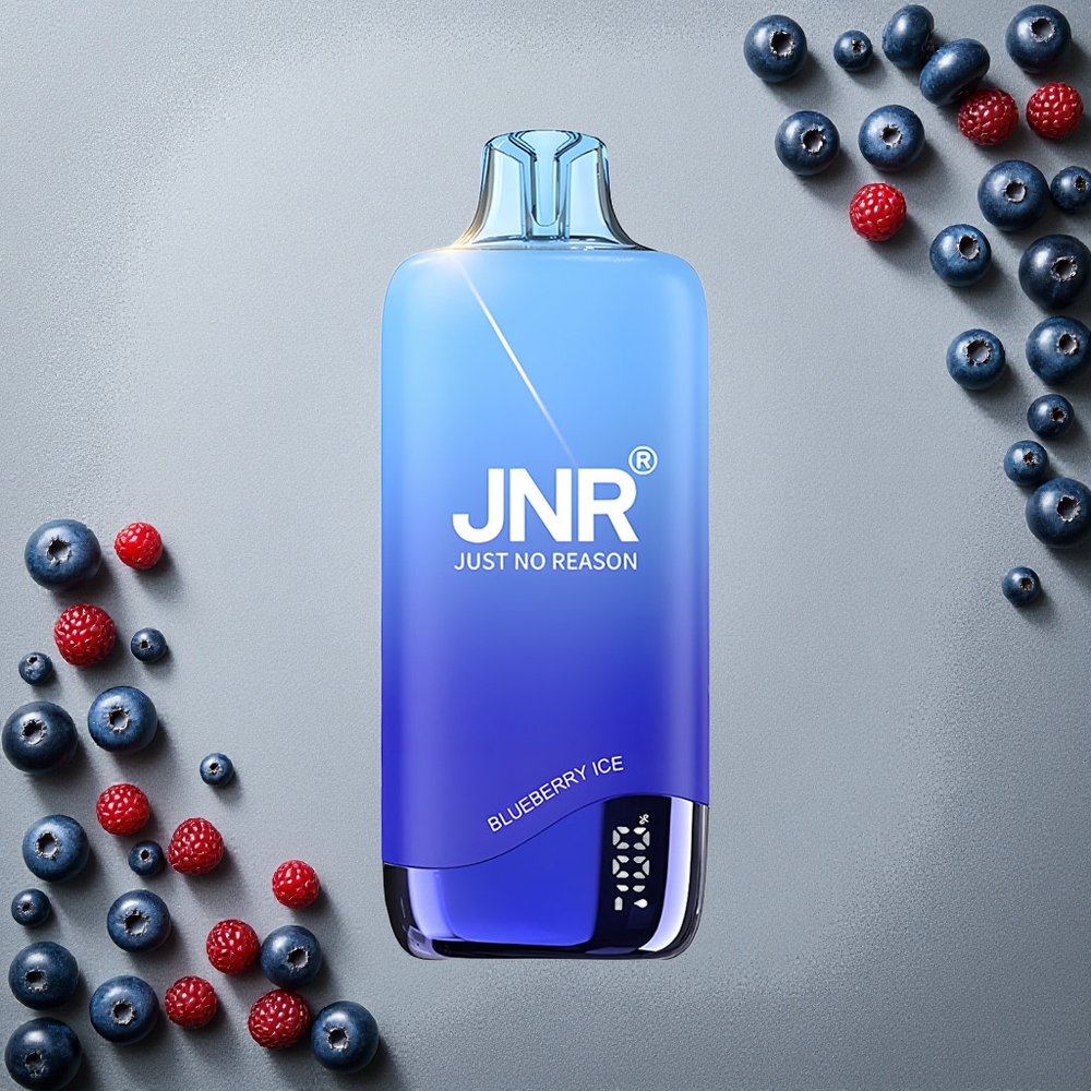 JNR Rainbow 10500 Puffs Kertakäyttöinen Vape Mustikkajää Finland wholesale 18ml e-Neste Tankki