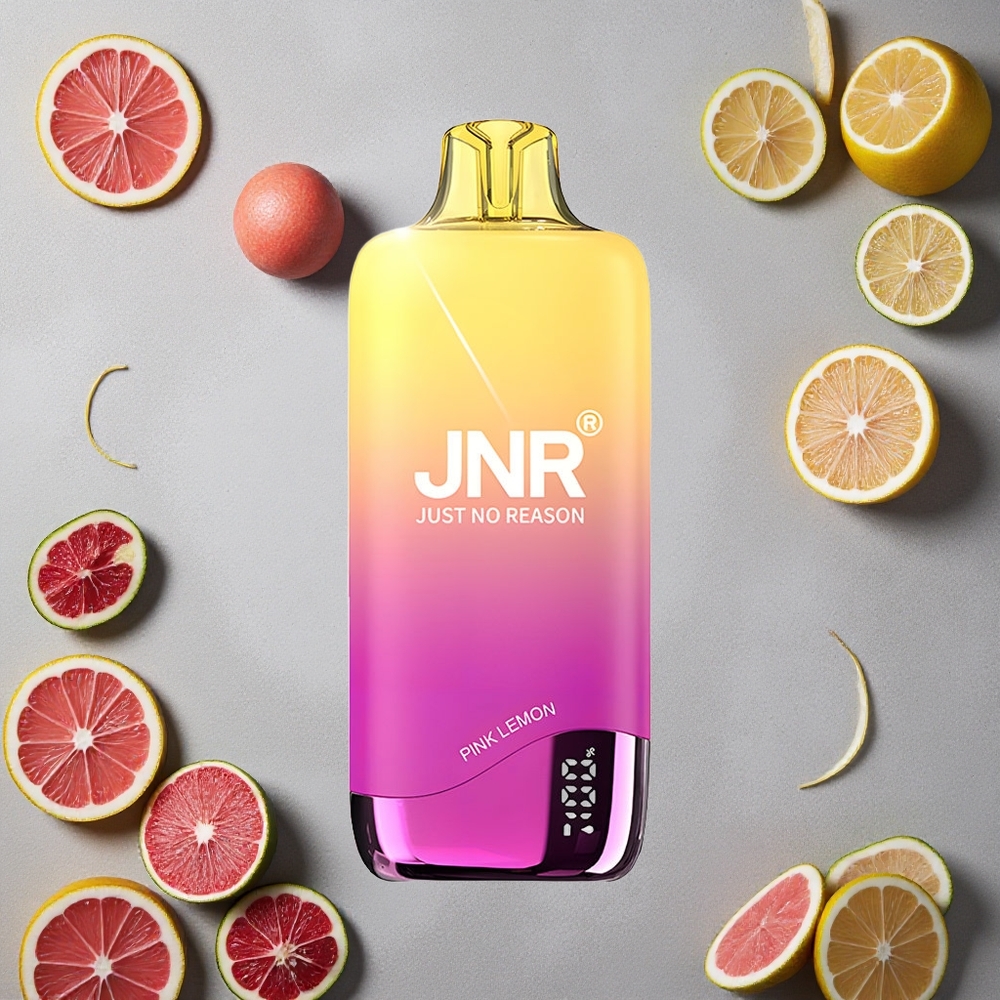JNR Rainbow 10500 Puffs Kertakäyttöinen Vape Pink Lemon Finland wholesale 18ml nestekesto