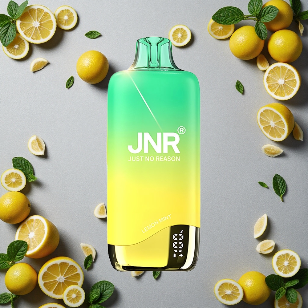 JNR Rainbow 10500 Puffs Kertakäyttöinen Vape Sitruuna-Minttu Finland wholesale 600mAh Akku 18ml Nestesäiliö