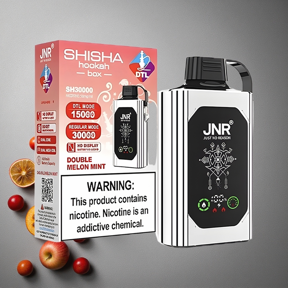 JNR Shisha Hookah Box 20500 Puffs Kaksoisomena Finland wholesale HD-näyttö 1000mAh
