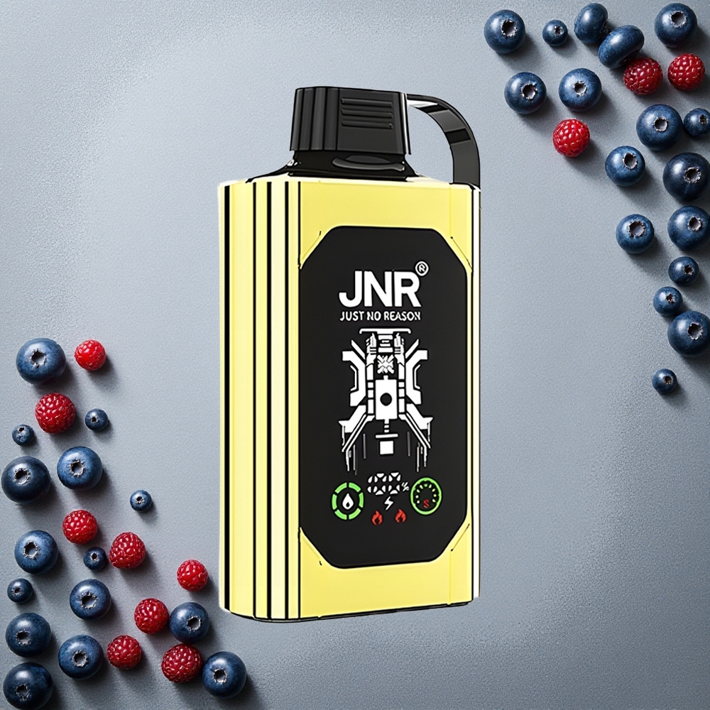 JNR Shisha Hookah Box 20500 Puffs Kertakäyttöinen Vape Mustikka-Jää Finland wholesale HD-Näyttö & 25ml Nestemäistä