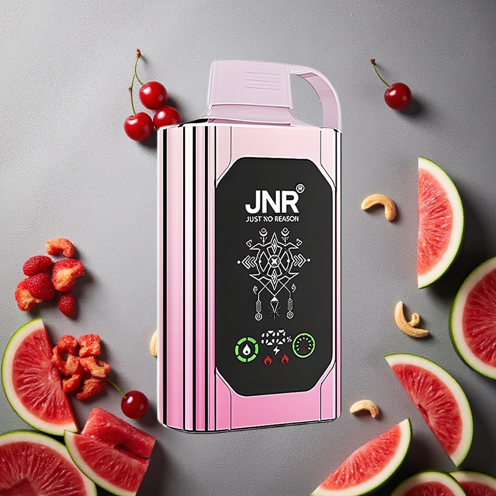 JNR Shisha Hookah Box 20500 Puffs Kirsikka-Arbuusi Jäädyke Finland wholesale HD Näyttö 25ml Nestemäärä