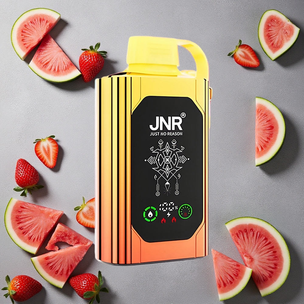 JNR Shisha Hookah Box 20500 Puffs Vesimeloni Mansikka Purukumisorbus Finland wholesale HD-näyttö 1000mAh