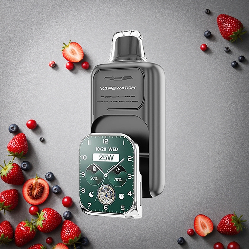 JNR Vape Watch 30000 Puffs Kolmen Marjan Maku Finland wholesale Dual Mesh Coil Type-C Quick Charge