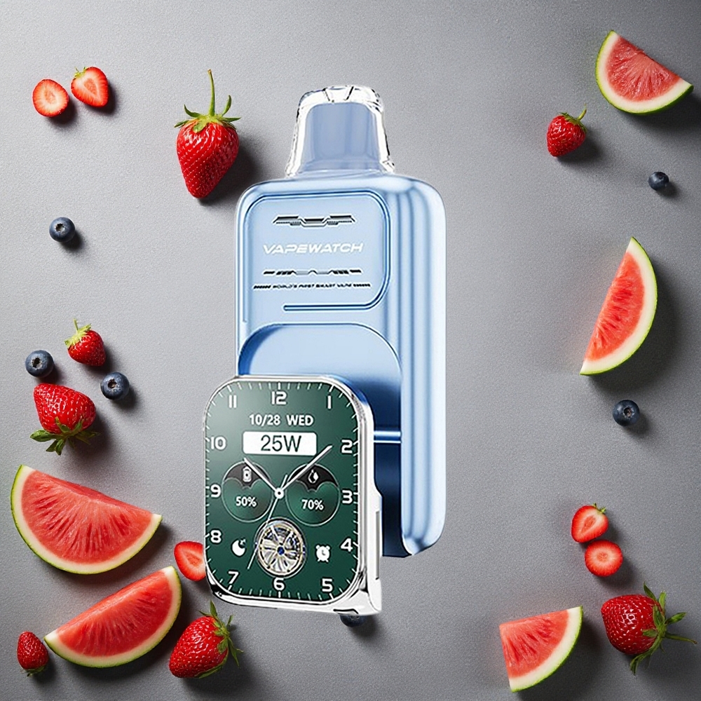 JNR Vape Watch 30000 Puffs Mustikka-Arbuusi Finland wholesale 1000mAh Akku 19mL Nestemäärä