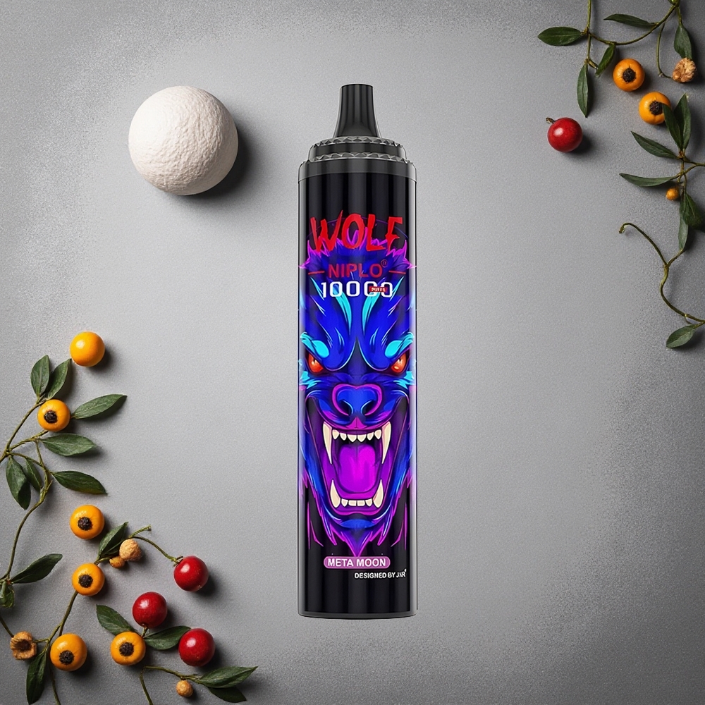 JNR Wolf Niplo 10000 Puffs Meta Kuu Finland wholesale 1.0 Ohm Verkkokela Type-C pikalataus