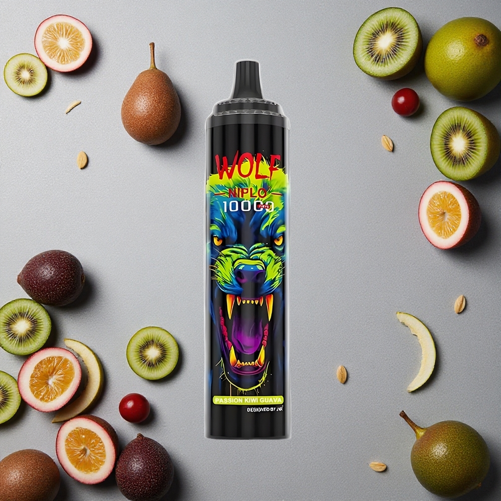 JNR Wolf Niplo 10000 Puffs Passio-Kiivi-Guava Finland wholesale 20ml nestemäärä
