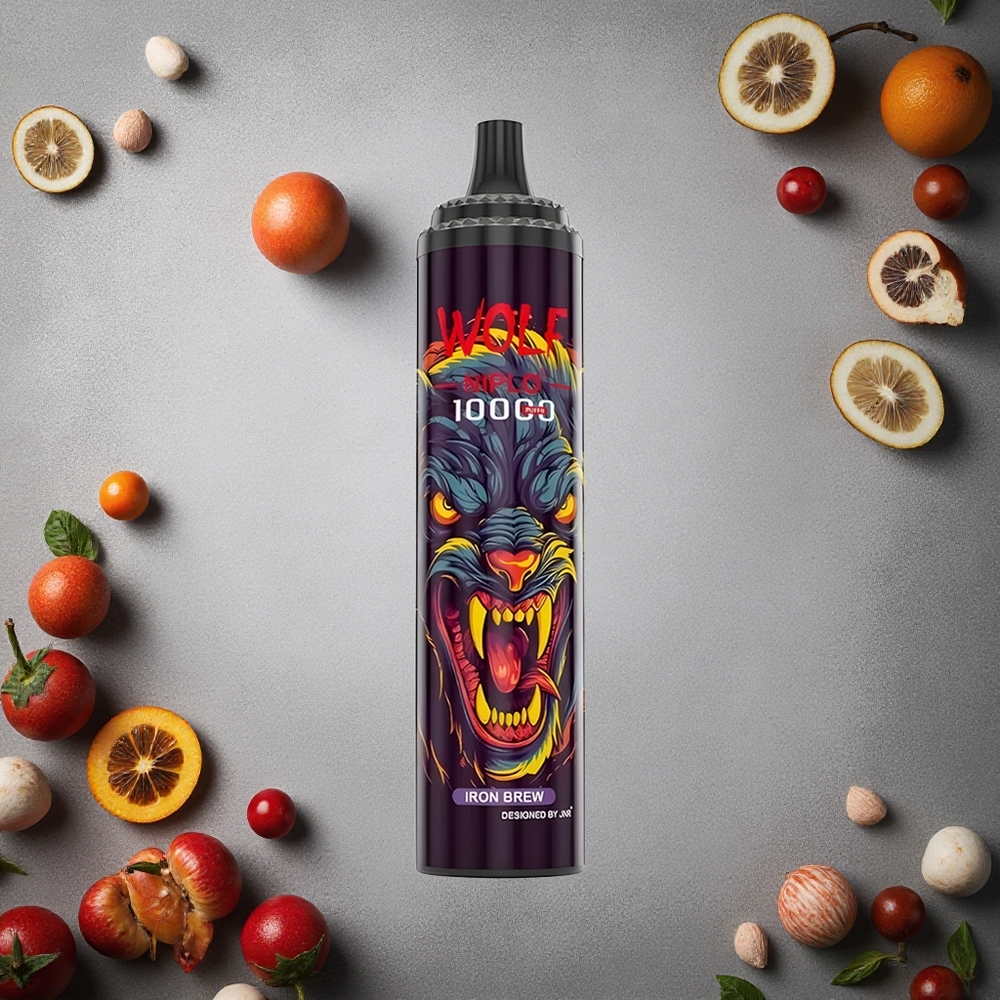 JNR Wolf Niplo 10000 Puffs Rautajuoma Finland wholesale 20ml nestemäärä Type-C pikalataus