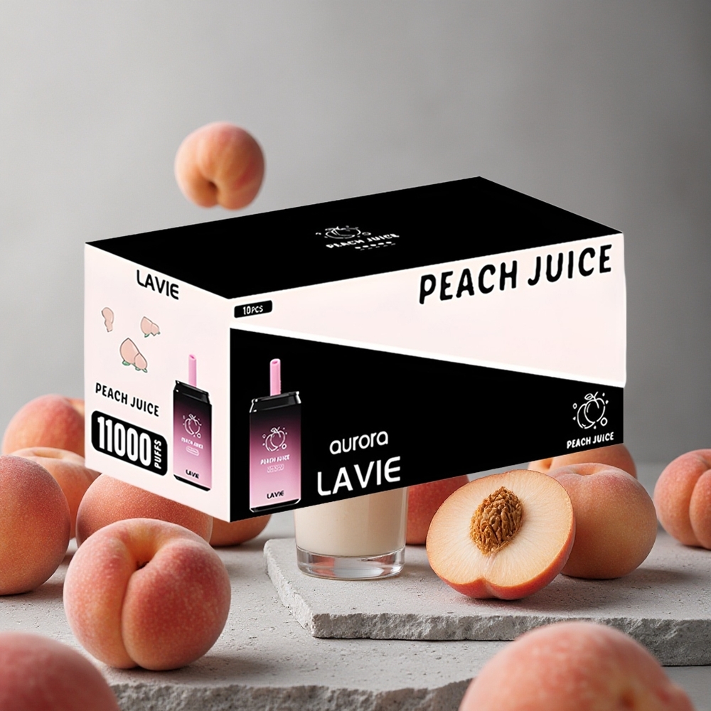 LAVIE Aurora 11000 Puffs Persikkamehu Finland wholesale 22ML/Nikotiini 0%, 2%, 5%