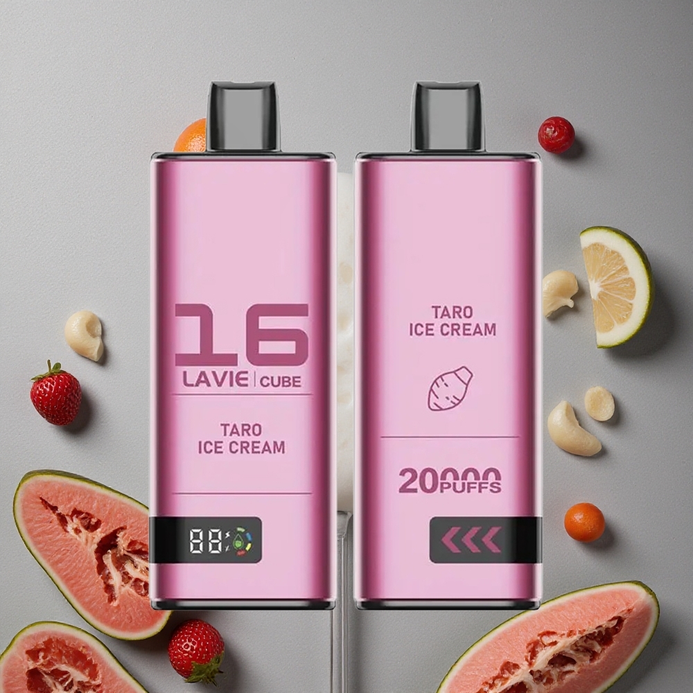 Lavie Cube 20000 Puffs Kertakäyttöinen Vape Taron Jäätelö Finland wholesale 28ML 600mAh
