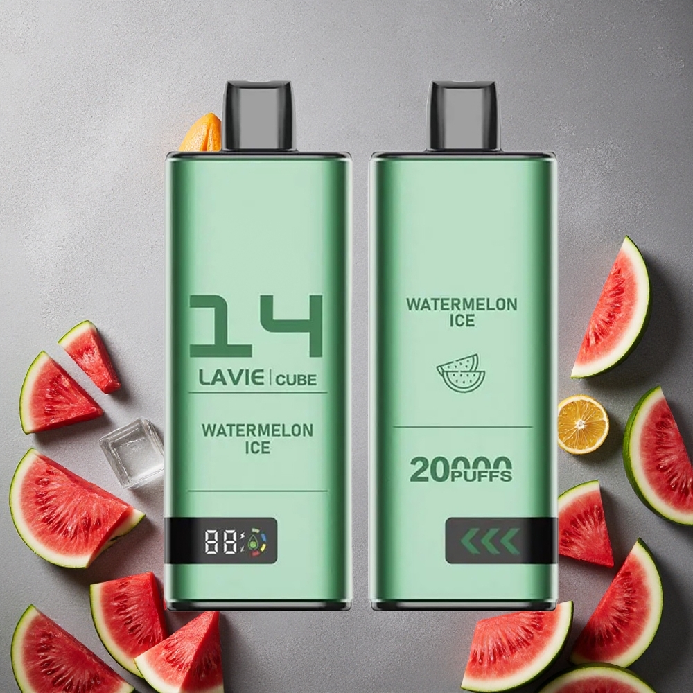 Lavie Cube 20000 Puffs Kertakäyttöinen Vape Vesimelonijää Finland wholesale 28ML