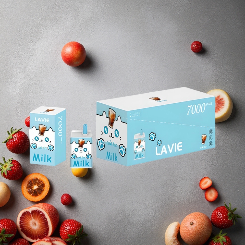LAVIE Milk 7000 Puffs Cola-Jää Finland wholesale 16ML nestemäärä 600mAh akku