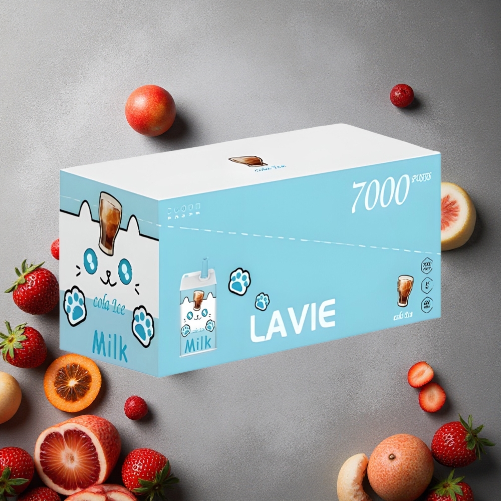 LAVIE Milk 7000 Puffs Cola-Jää Finland wholesale 16ML nestemäärä 600mAh akku