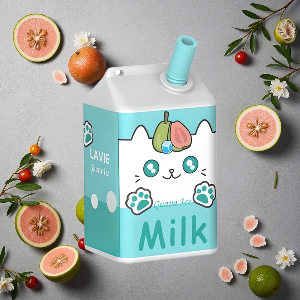 LAVIE Milk 7000 Puffs Guava-Jää Suomi Finland wholesale 16ML 600mAh