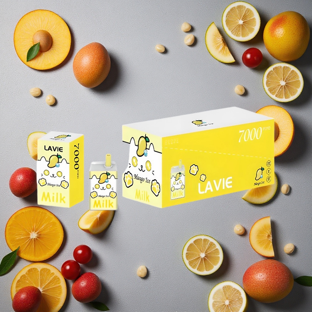 LAVIE Milk 7000 Puffs Mango-Jää Suomi Finland wholesale 16ML-nestemäärä