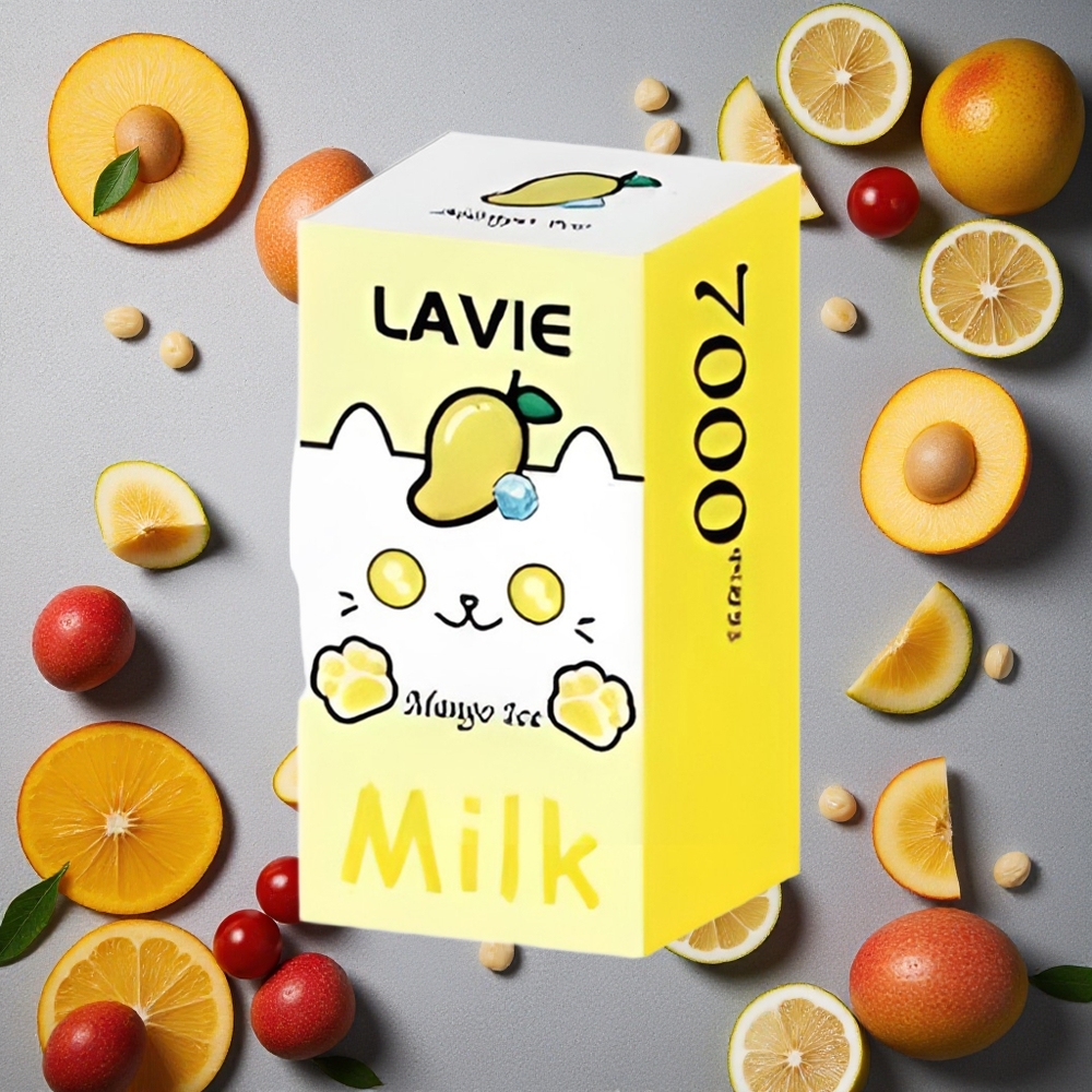 LAVIE Milk 7000 Puffs Mango-Jää Suomi Finland wholesale 16ML-nestemäärä