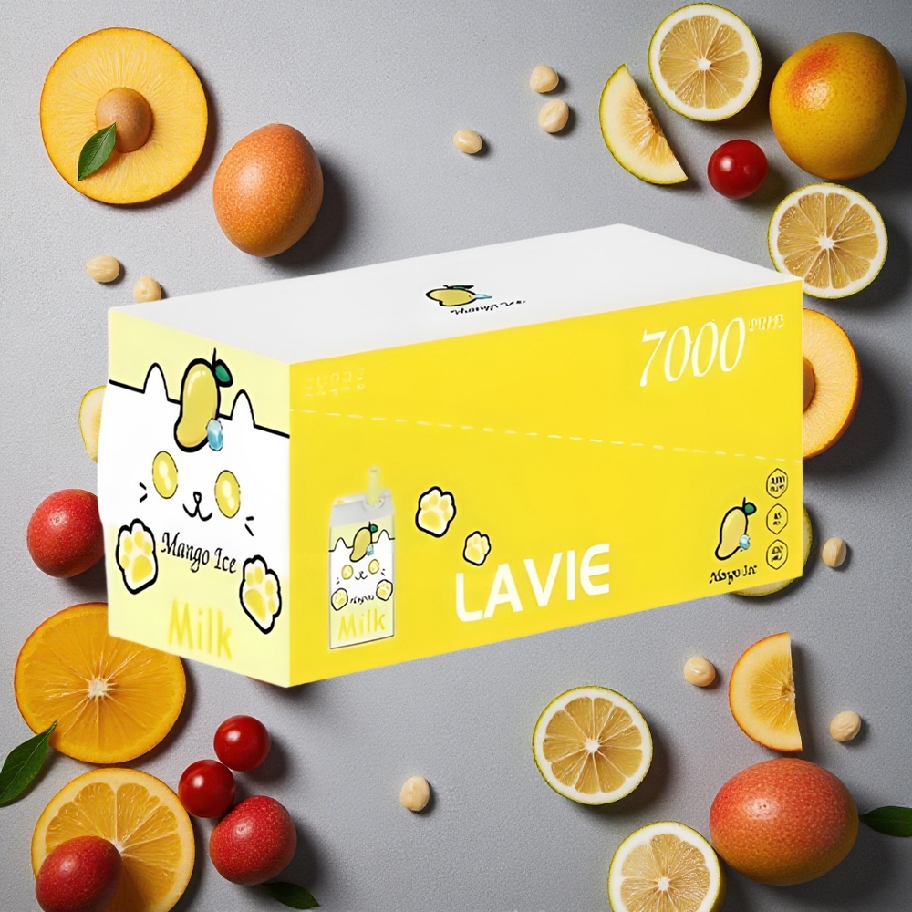 LAVIE Milk 7000 Puffs Mango-Jää Suomi Finland wholesale 16ML-nestemäärä