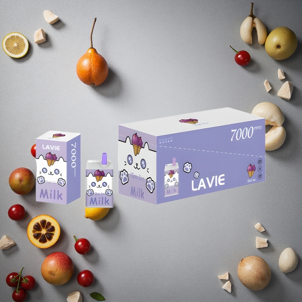LAVIE Milk 7000 Puffs Taro Ice Finland wholesale 16ML nestemäärä 600mAh akku
