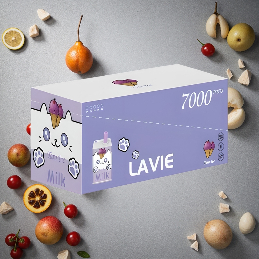 LAVIE Milk 7000 Puffs Taro Ice Finland wholesale 16ML nestemäärä 600mAh akku