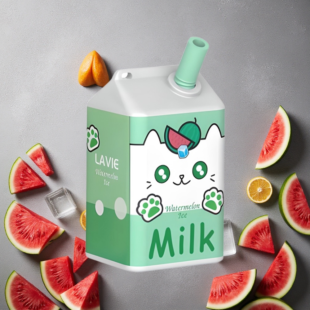 LAVIE Milk 7000 Puffs Vesimeloni Jää Finland wholesale 16ML Nestekapasiteetti, 600mAh Akku