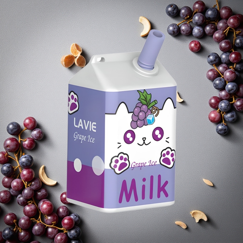 LAVIE Milk 7000 Puffs Viinijää Finland wholesale 16ML nestemäärä 600mAh akku