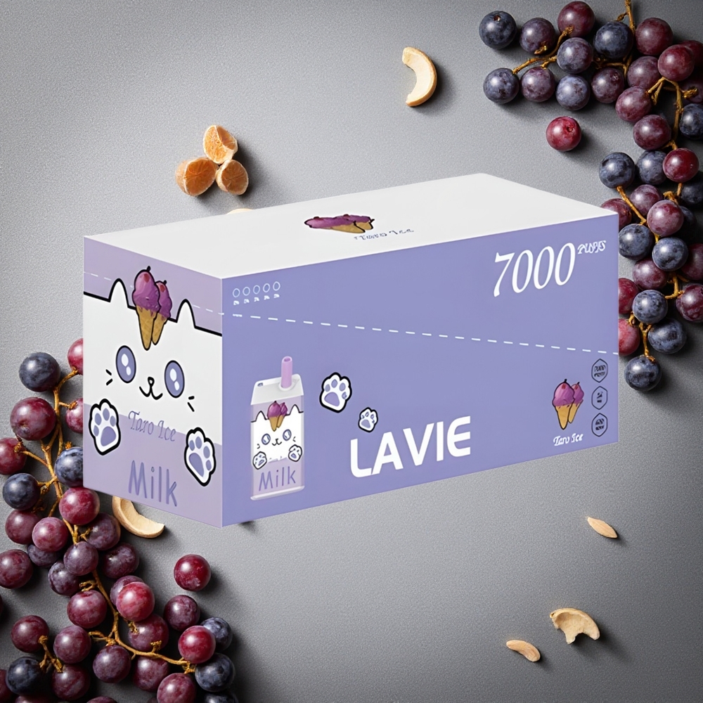 LAVIE Milk 7000 Puffs Viinijää Finland wholesale 16ML nestemäärä 600mAh akku