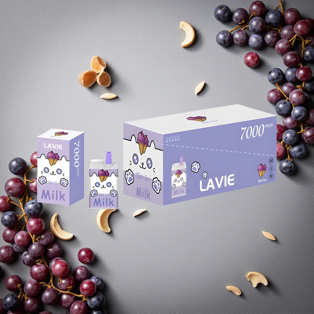 LAVIE Milk 7000 Puffs Viinijää Finland wholesale 16ML nestemäärä 600mAh akku