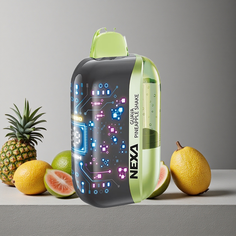 NEXA Ultra 50000 Puffs Guava-Ananas Shake Finland wholesale 20ml esitäytetty 800mAh akku