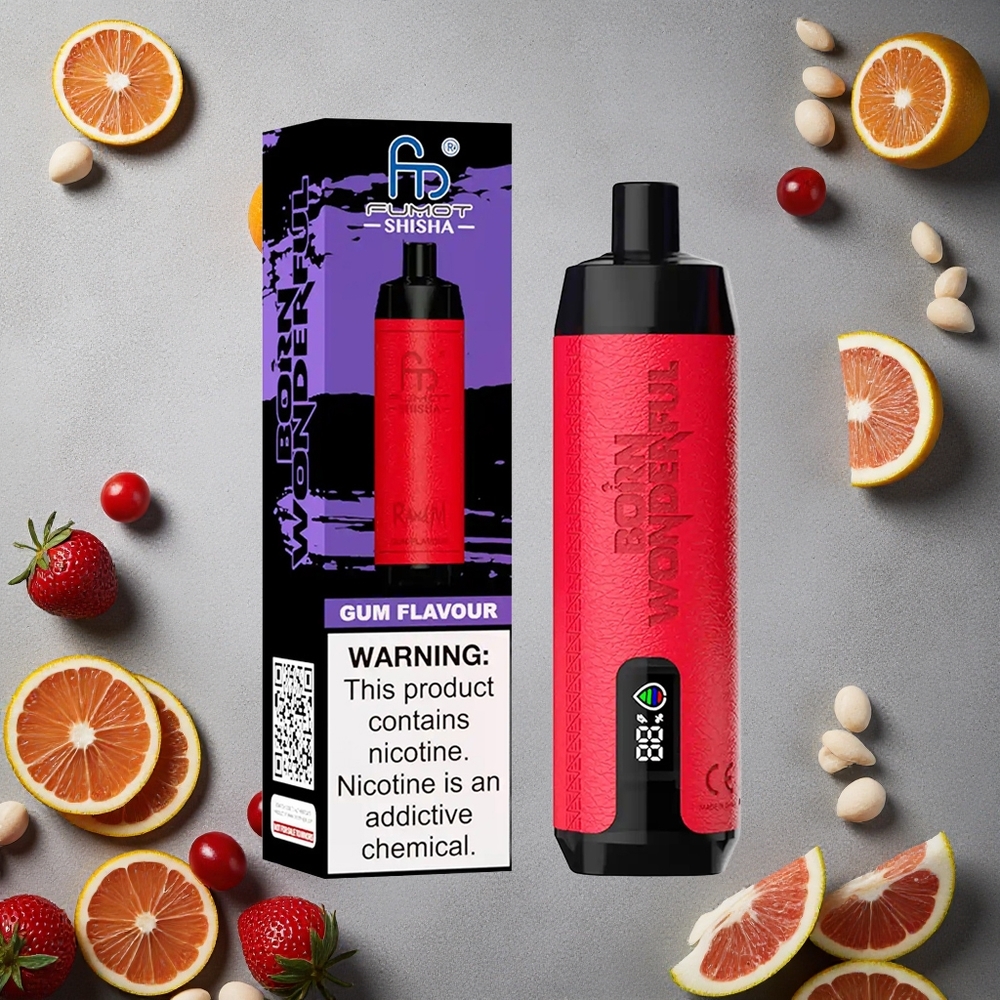 RandM Fumot Shisha 10000 Pussia Tupakointi Kertakäyttöinen Vape Karkkimaku Finland wholesale 18ml Esitäytetty