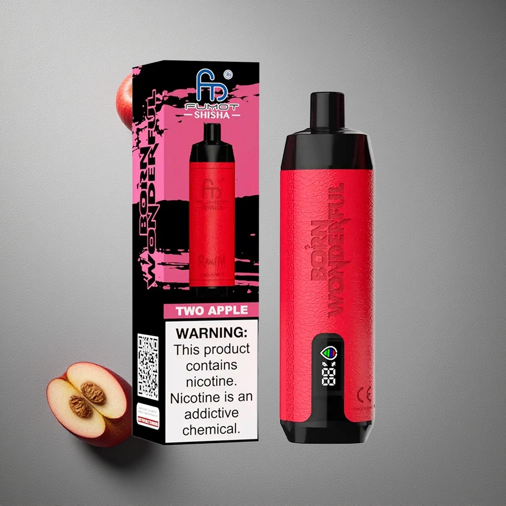 RandM Fumot Shisha 10000 Tupakointia LED-näyttö Omena-Kaksi Apple Finland wholesale Type-C Port