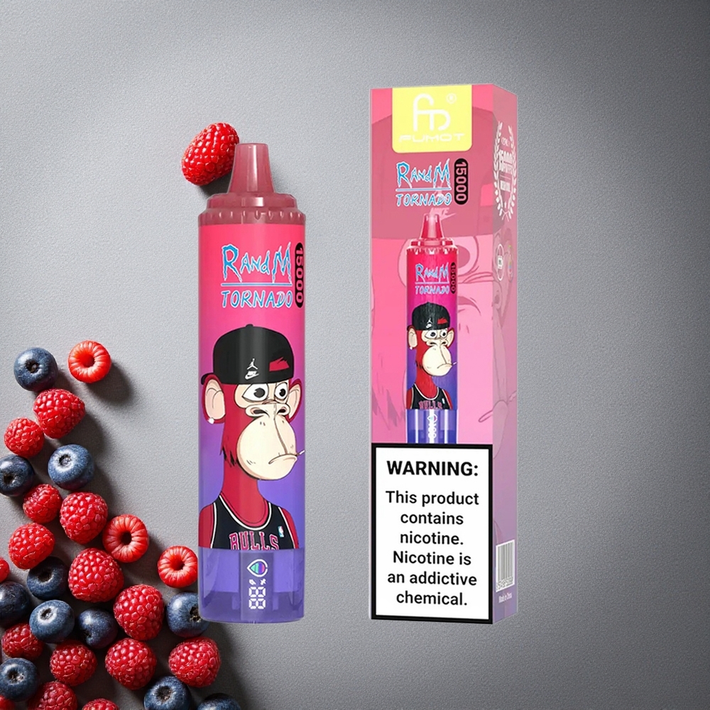 RandM Fumot Tornado 15000 Puffs Bluerusukka Vadelma Finland wholesale 25ml Nestelanka