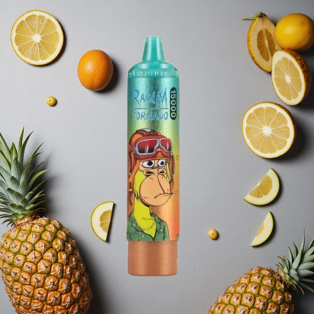 RandM Fumot Tornado 15000 Puffs Jäätynyt Ananas 25ml Finland wholesale Mesh Coil