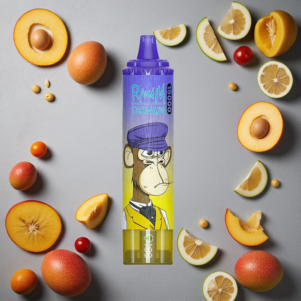 RandM Fumot Tornado 15000 Puffs Mango Jää 25ml Nestettä Finland wholesale 850mAh LCD