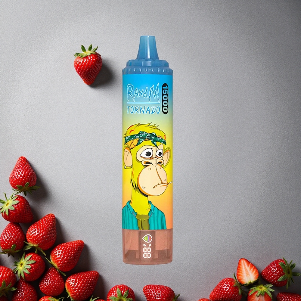 RandM Fumot Tornado 15000 Puffs Mansikka Finland wholesale 25ml Nestelankela LCD