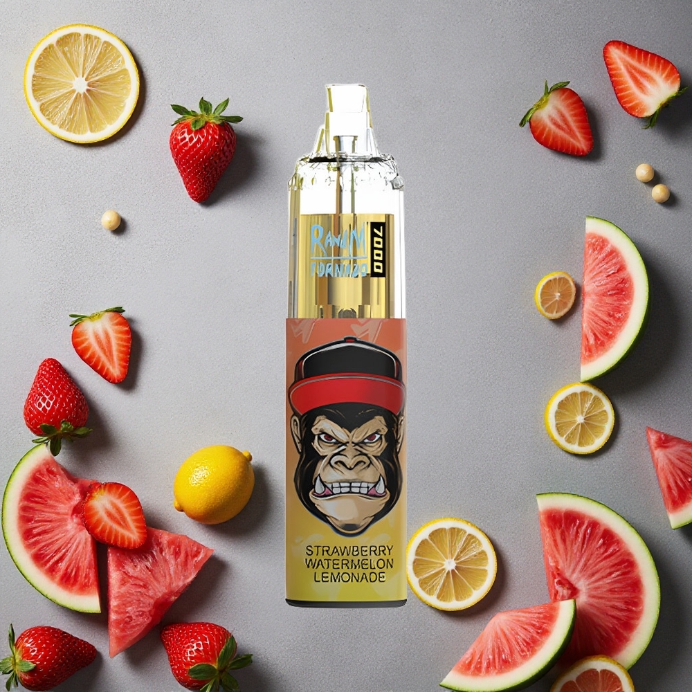 RandM Fumot Tornado 7000 Puffs Mansikka-Arbuusi-Limonadi Finland wholesale 14 ML Neste 850 MAH Akku