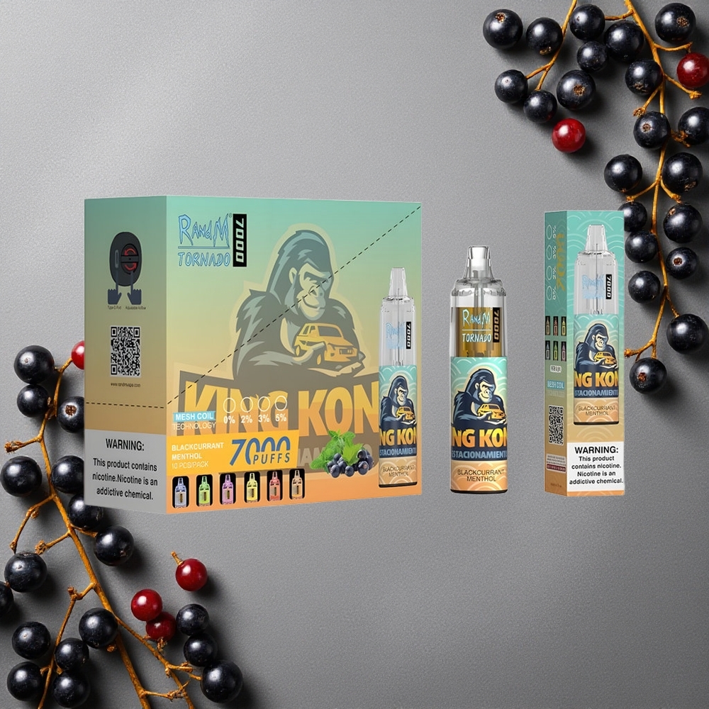 RandM Fumot Tornado 7000 Puffs Mustaherukka-Menthol Finland wholesale 14 ML 850 MAH