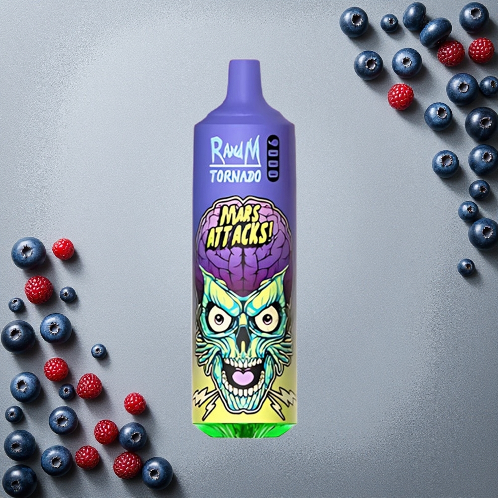 RandM Fumot Tornado 9000 Puffs Mustikkajää Finland wholesale 18 ml Nestemäistä
