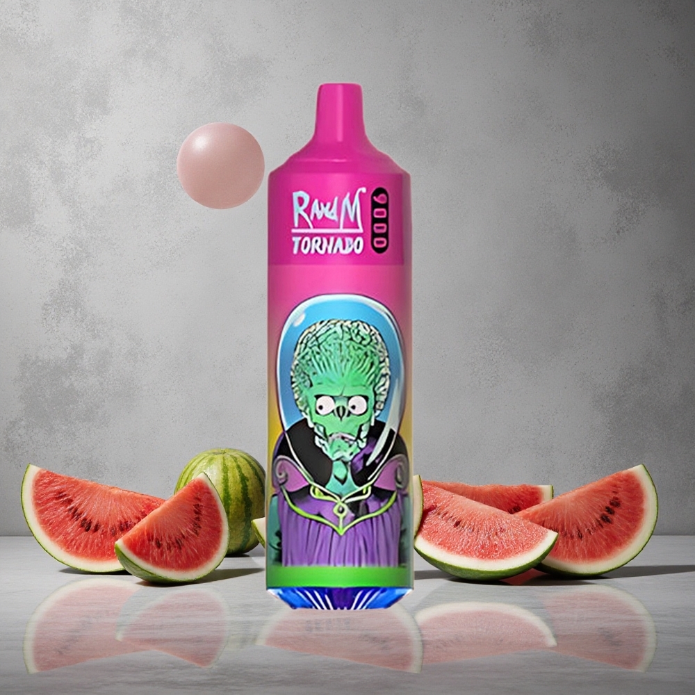 RandM Fumot Tornado 9000 Puffs Vesimeloni Kuplakumi 9000 Puffs 18 mL Finland wholesale Mesh Coil