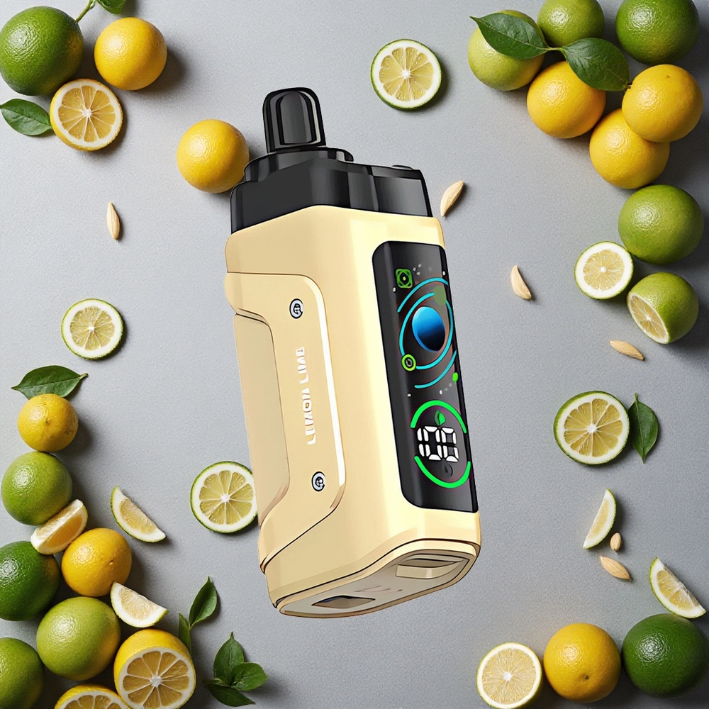 Razz Bar 45000 Puffs Kertakäyttöinen Vape Sitruuna-Lime ja Vadelma Finland wholesale 1.0 Ohm Mesh Coil 650 Mah Akku