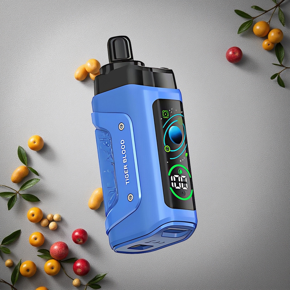 Razz Bar 45000 Puffs Kertakäyttöinen Vape Tiikeriveri Finland wholesale 1.0 Ohm Mesh Coil 650 mAh Akku