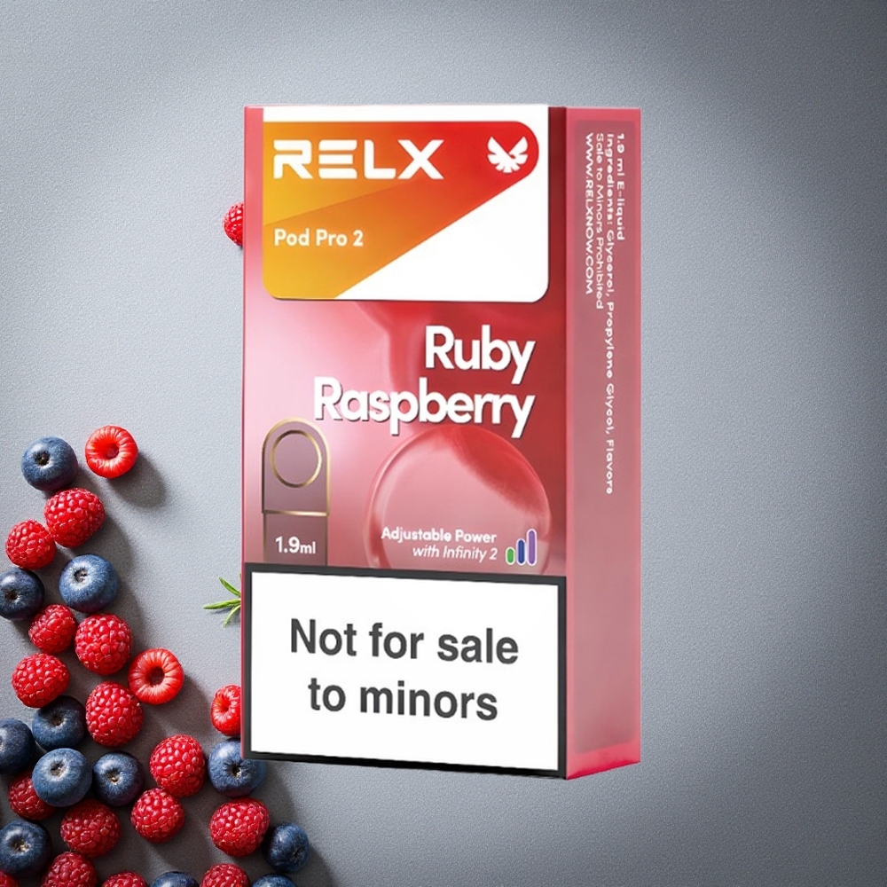 RELX Pod Pro 2 600 puffs Sininen vadelma Finland wholesale 1.9ml