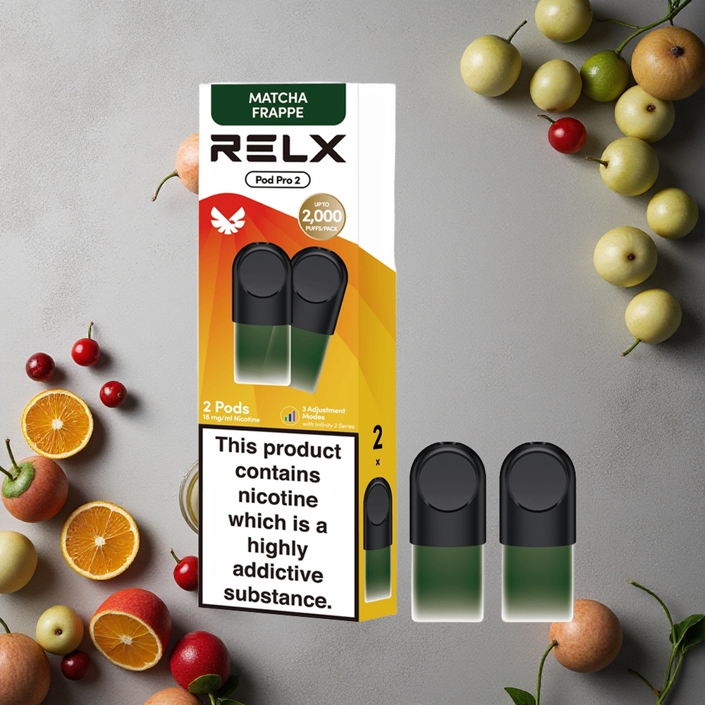 RELX Pod Pro 2 600 puffs Tee-Matcha Frappé Finland wholesale 1,9ml
