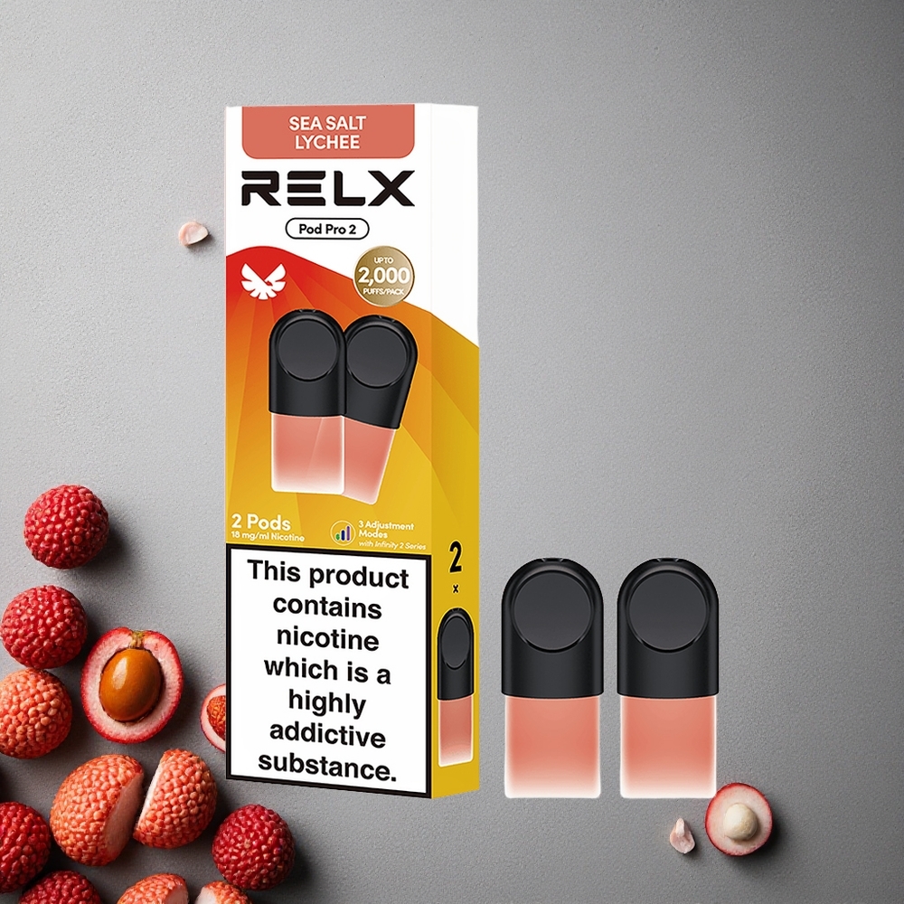 RELX Pod Pro 2 600 tupaa Merisuola Litsi Finland wholesale 1,9ml (1,8% nikotiinia)