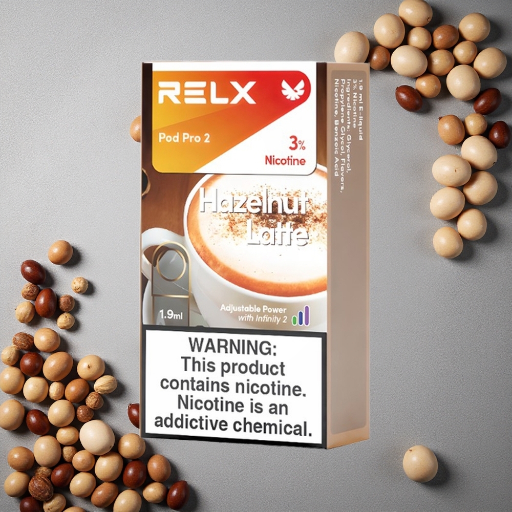 RELX Pod Pro 2 600 tupakkaa Pähkinälatte Finland wholesale 1,9ml 3% nikotiinia