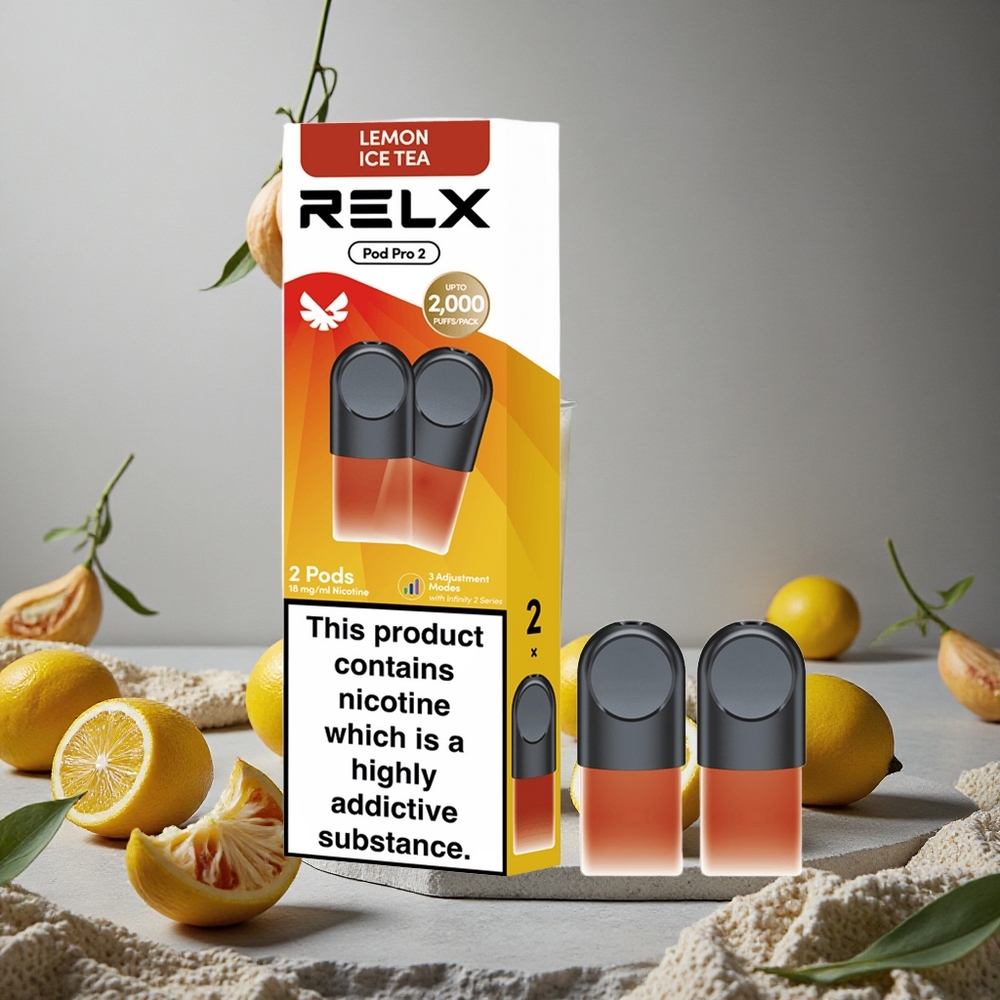 RELX Pod Pro 2 600 tupakkaa Tee-Sitronitee-jää Finland wholesale 1,9ml